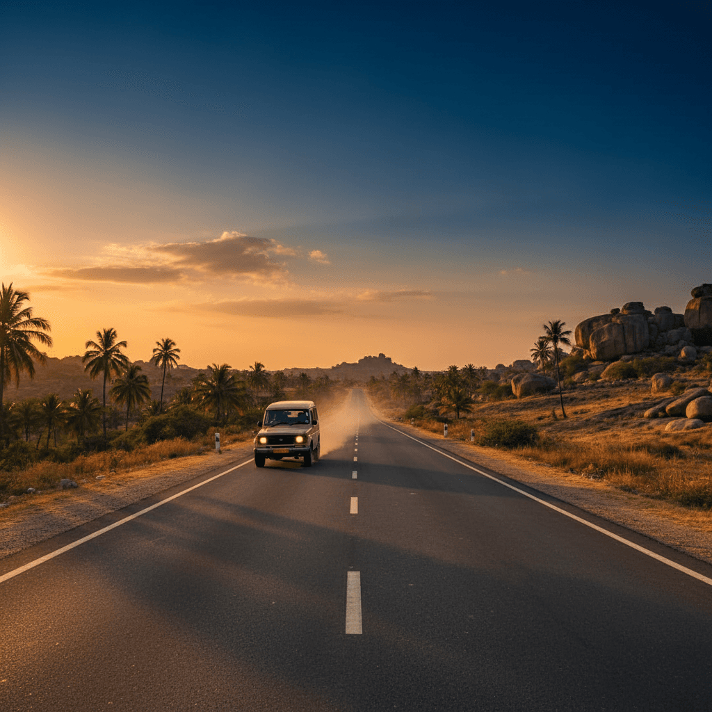 Outstation travel on Karnataka highways